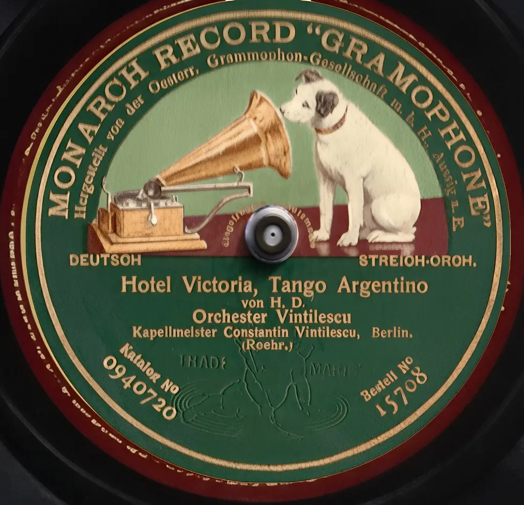 Le disque. Malheureusement, je n'ai pas la musique qui va avec…