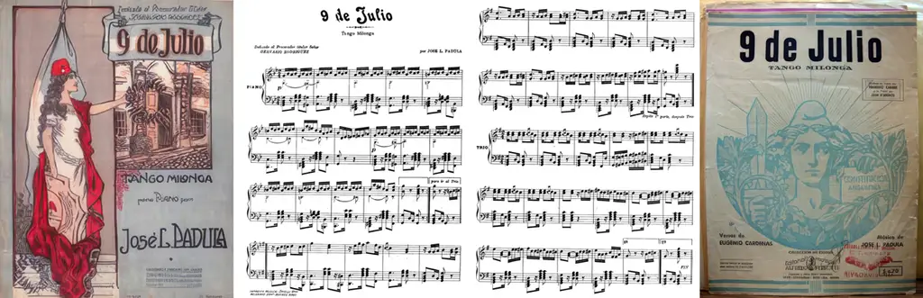 9-de-julio Partitura 2 couvertures DJ-BYC Bernardo