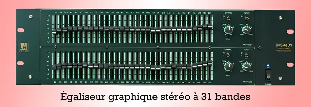 Egaliseur Graphique DJ-BYC Bernardo En général on utilise l’égaliseur graphique pour compenser les résonances propres du local. Par exemple, si la structure vibre à 300 Hz, on baissera en conséquence le curseur correspondant. En stéréo, il faut le faire sur les deux canaux.