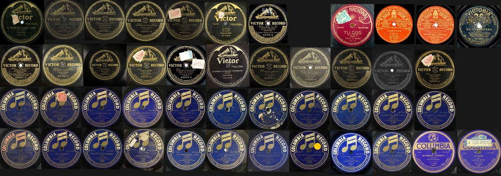 Disques de Arturo Nava, notamment chez Victor et Columbia.