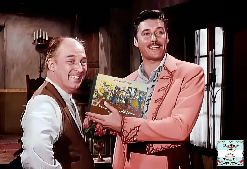 Don Diego présentant son livre à Bernardo