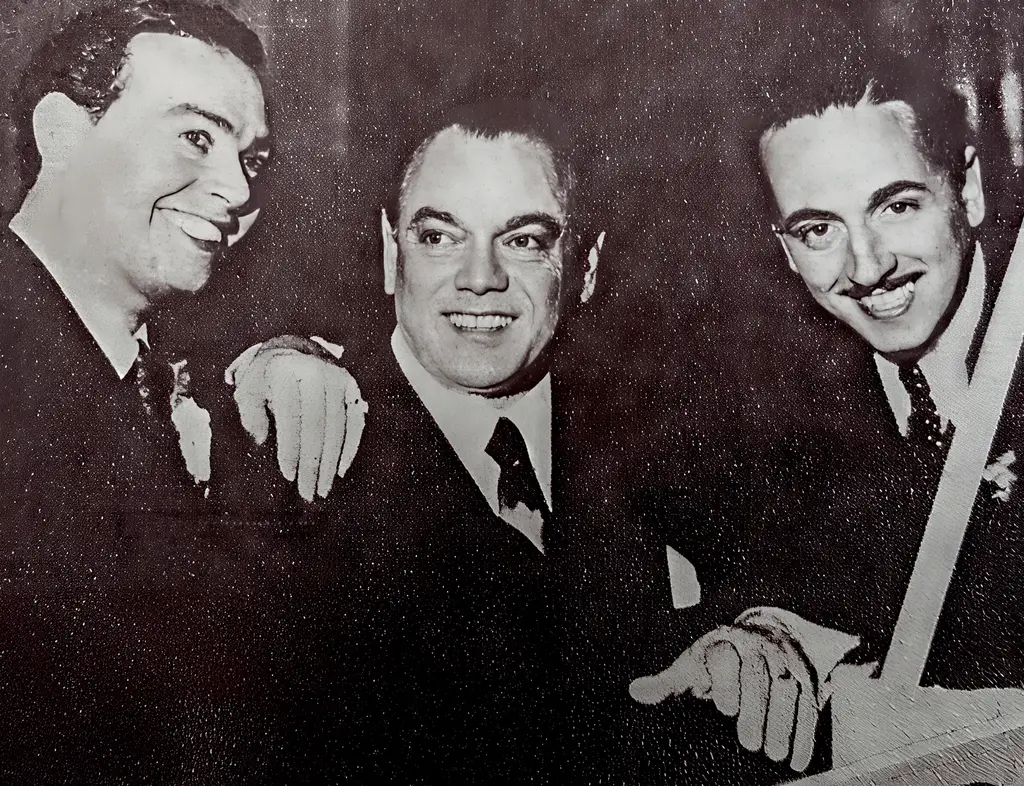 Francisco Amor, Francisco Canaro et Ernesto Famá, vers 1939.