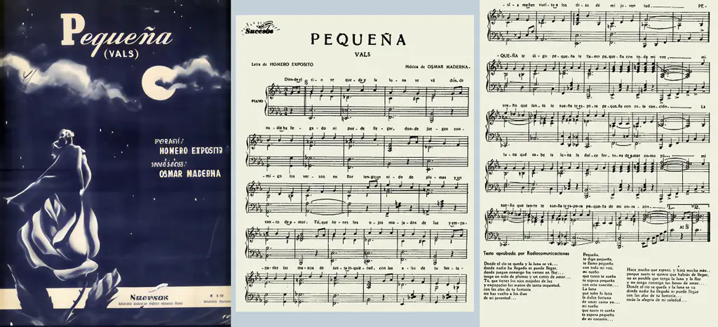 Partition de Pequeña.d’Osmar Héctor Maderna et Homero Aldo Expósito