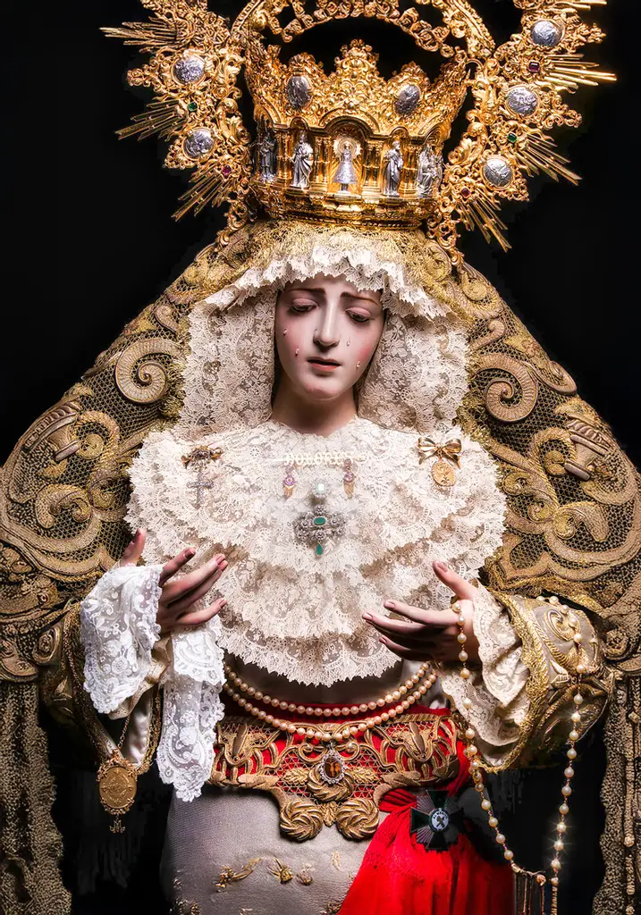 La Lola, « María Santísima de los Dolores », réalisée par Antonio Asensio de la Cerda au dix-huitième siècle.
