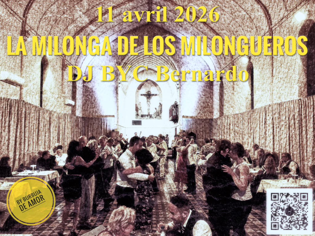 Ce mois-ci, j'animerai une milonga dans une église. DJ-BYC Bernardo Ce mois-ci, j'animerai une milonga dans une église.